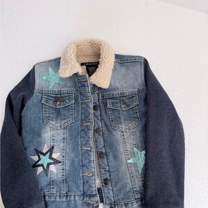 Vigoss Kids Denim Jacket with Star Details